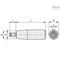 Elesa Cylindrical revolving handles, I.601/80+x-M10 I.601+x - alternate 2